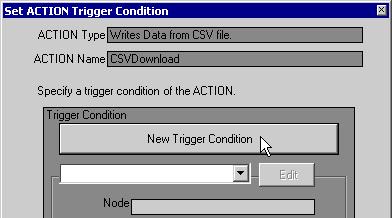 Trigger Condition Name: Turn on write start bit Trigger Condition : When "Start writing" (M01) is ON 1 On the