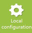 Chapter 11 Local Configuration Click button on the main interface, enter the local configuration interface.