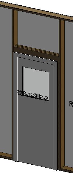 5.1.1 Opening Marker: SIP Basic Door Framing (WalkIn Door Basic Framing) This marker