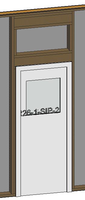 5.1.3 Opening Marker: SIP WalkIn Door Double Box - (WalkIn Door Box Headers) This marker was designed to be applied on doors.