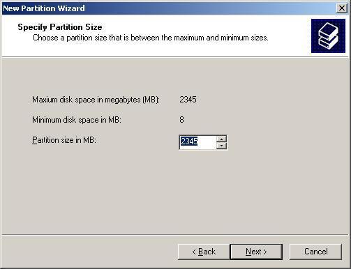 When you finish creating and formatting partitions, exit the Disk Management.