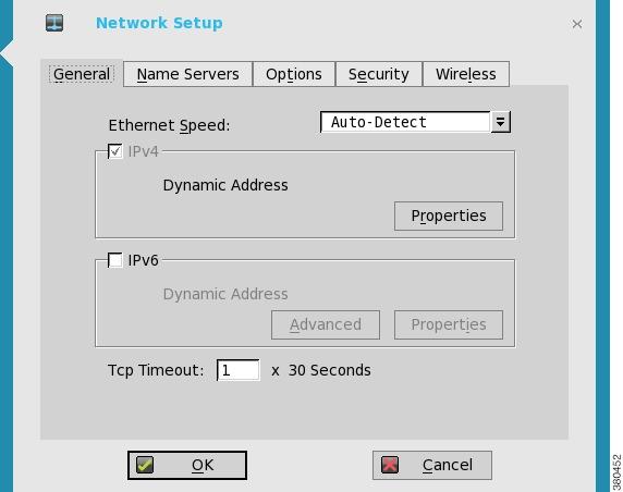 Network Setup Network Setup The Network Setup dialog box (System Settings icon > Network Setup allows you to configure zero client network settings.