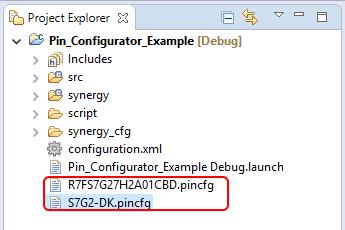 1 GUI Introduction The Select pin configuration pane has three main parts: Select pin configuration: this drop-down list allows you to select a required pin-configuration file from a list of