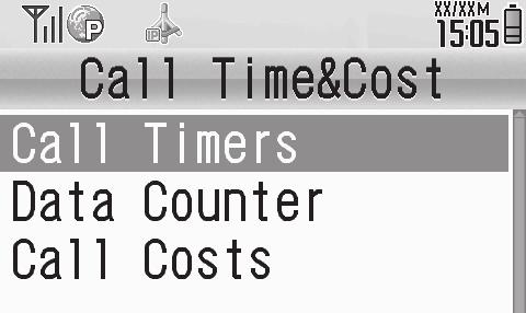 Call Time & Call Cost Call Time & Call Cost Call Time Check estimated time of the most recent call and all