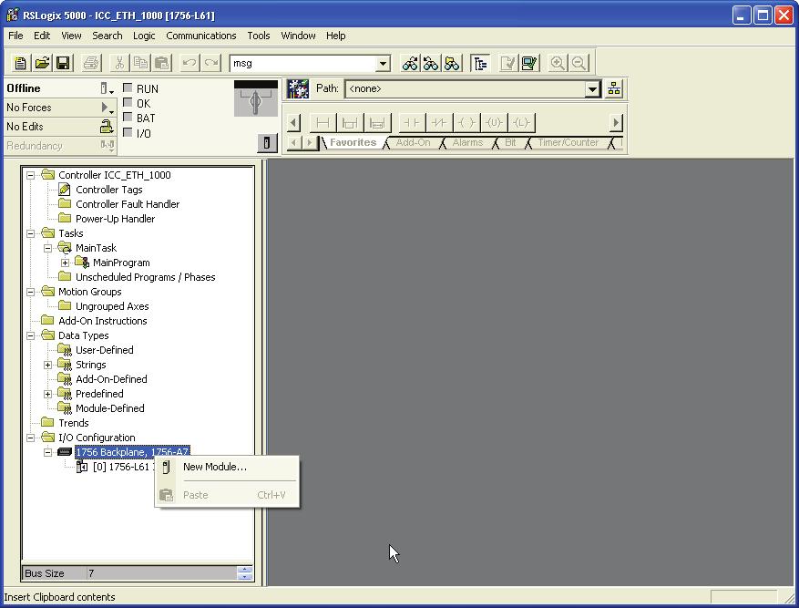 It is assumed that the user has basic knowledge in using RSLogix000 software to perform the basic configuration steps.