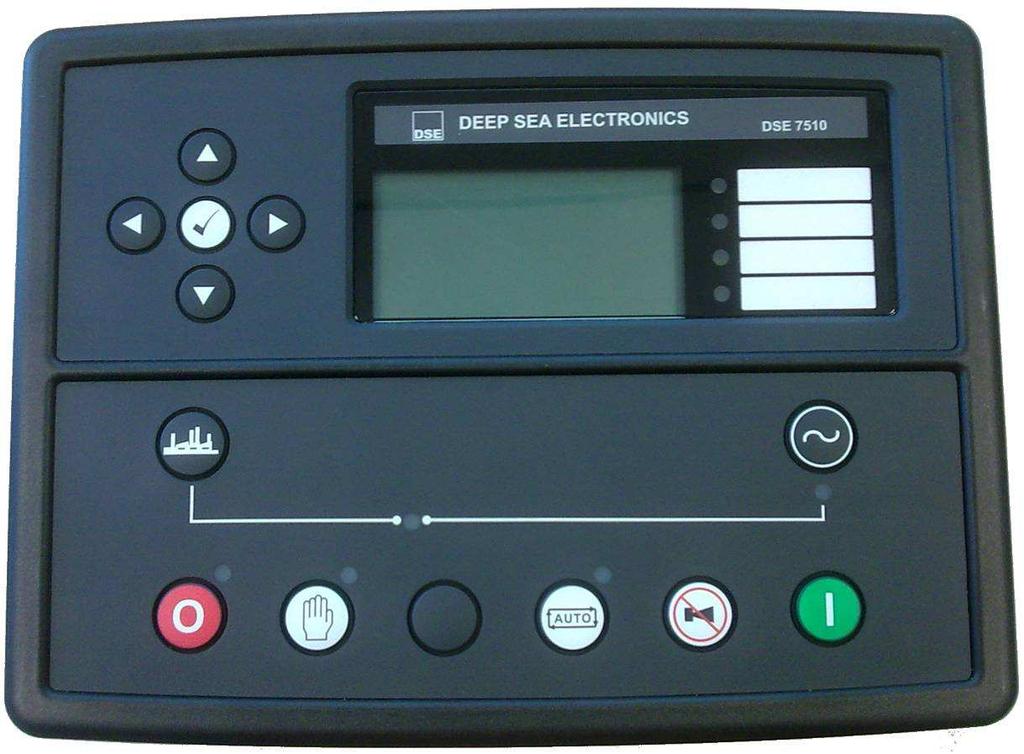 The operator is then able to remotely control the module, starting or stopping the generator, selecting operating modes, etc. The various operating parameters (such as output volts, oil pressure, etc.