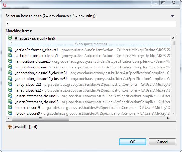 Add a common Java object: go to Details -> Data -> Add. Select Java object and Browse. Select the *.