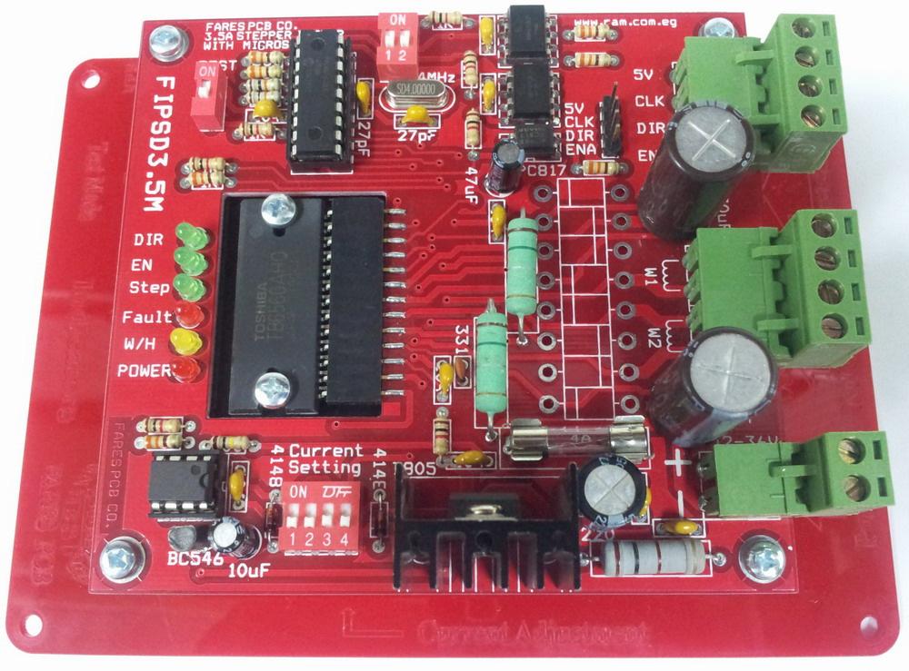 This motor can operate in forward/reverse with controllable speed from a microcontroller through a driver circuit. There are various kinds of stepper motor.