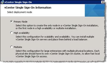 Use the Custom Install option to install multisite or high availability mode.