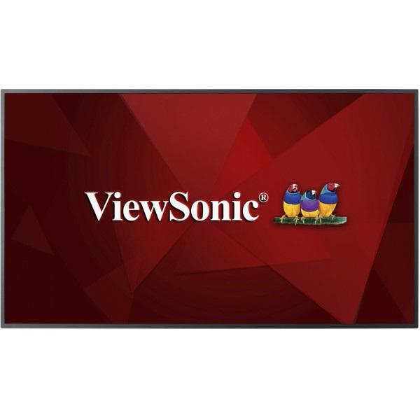 55 4K LED Commercial Display with Support for Android apps CDE5510 The ViewSonic CDE5510 is a great value 55 4K LED commercial display with high-reliability 16 hours per day/7 days a week operating