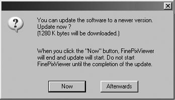 Obtaining the Latest Version of FinePixViewer By registering as a FinePix Internet Service user, you can download the