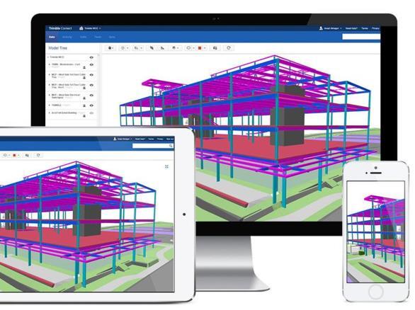 Trimble Connect democratizes access to 3D Building Information Models (BIM) for all project stakeholders whether they are on