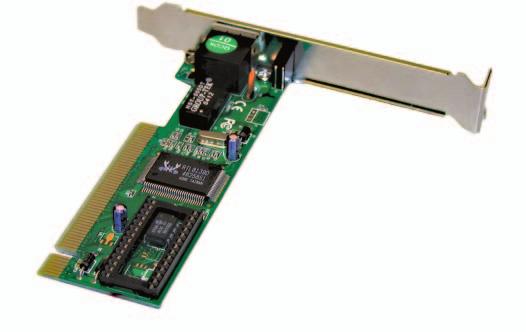 10/100 Mbps Fast Ethernet PCI Adapter C NETWORK INTERFACE CARDS 098-1111, the most cost-effective solution for end users, is equipped with Auto-negotiation function.
