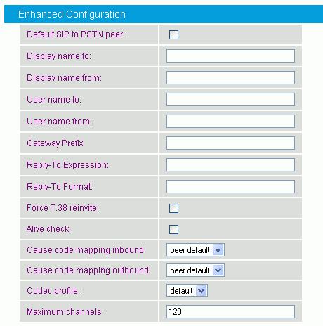 Enhanced Configuration You may configure the