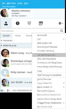 messages etc Screen pop incoming calls with CRM data