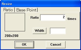 Resize a Shape Enlarge or reduce a selected shape in a figure. Resizing a shape using the mouse 1 Select a shape to enlarge or reduce. 2 Select the Resize command from the Edit menu.