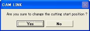 Specify Cutting Start Position 1 Select a closed shape. 2 Select the Cutting Start Position command from the Output menu.