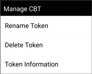 A Token List should now be on your screen.
