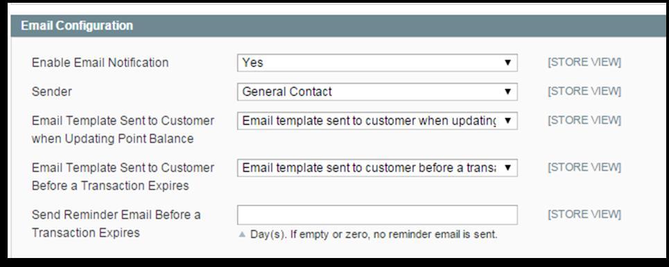 Order Status is returned to customers balance. 3.2.1.6 Email Configuration No.