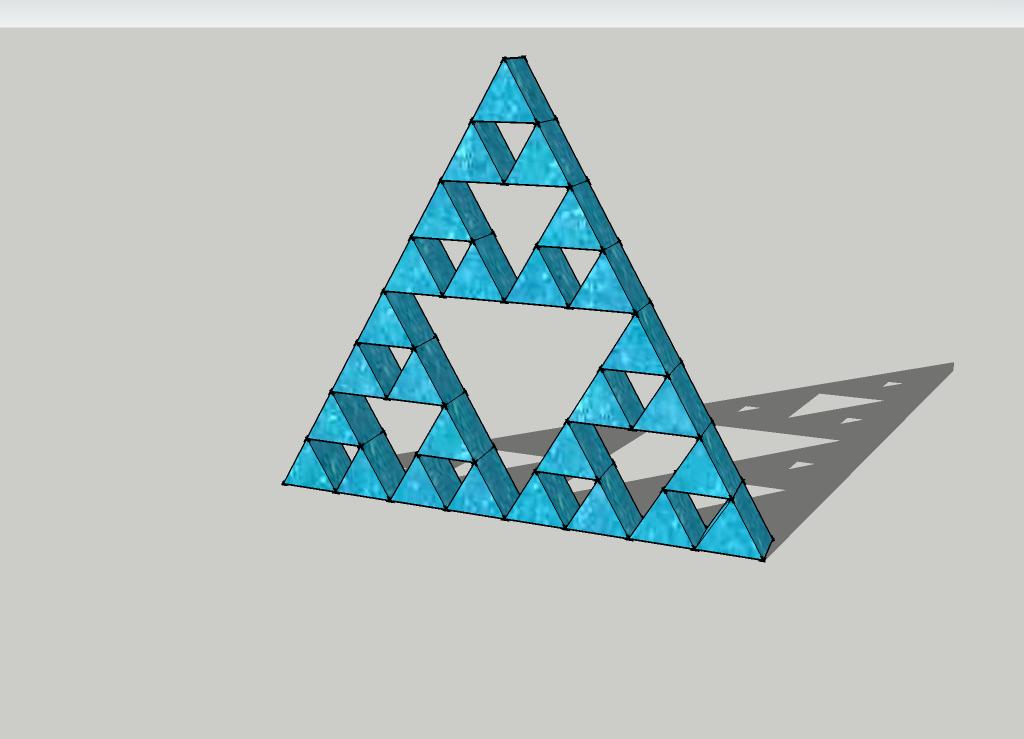Challenge #5 Construct a partial Sierpinski triangle. Suggestion: Make an initial triangle.