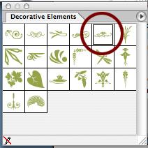 21. Now we are going to add our great little symbol doodads under the telephone and address blocks of text. To do that, select the symbol spray tool from the tool palette. 22.