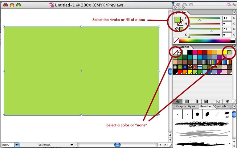 3. With the rectangular shape tool, create a box covering the card 4. Save your document (File Save) 5.