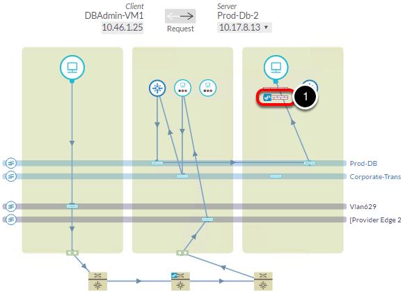 Redirect on the map - PAN Firewall Please notice that there are two firewalls next to the