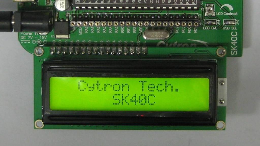 LCD B/L is connected for LCD backlight Below