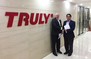 Truly and FlexEnable sign License Agreement to bring low-cost, scalable flexible display production to China Truly and FlexEnable signed a technology transfer and license agreement in July 2017 Truly