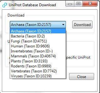 Figure 4. UniProt database download features Figure 5.