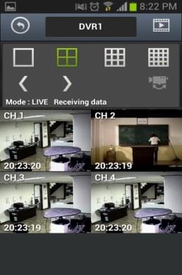 DVR on the mobile phones.