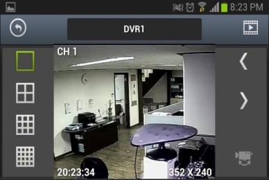 user can view live and playback video image through Wi-Fi or