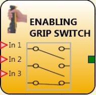 MSD Configuration Software FUNCTION BLOCKS INPUT OBJECTS ENABLE GRIP SWITCH