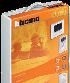 Expandable kits The starting basis system in one package To simplify the purchase process, BTicino has created