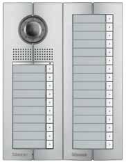 D45 SYSTEM Entrance panel overview Three different entrance panels to meet to different needs: Digital call entrance panel Digital call keypad for large buildings