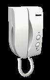 Equipped for standard VDE functions plus INTERCOM with other internal units,direct call to the switchboard, SOS pushbutton and possibility of direct connection with alarm sensors.