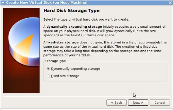 If we select Dynamic storage then, VirtualBox/Guest-Machine/Guest-Machine.