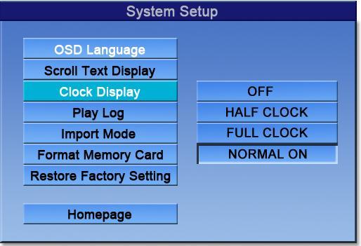 interface, system will first lead out play log to USB flash disk automatically, if there is already a play log file in USB flash disk, system will cover it automatically.