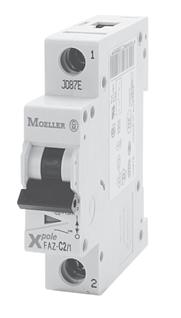 series FAZ supplementary protectors Supplementary protection up to 10kA Moeller s FAZ line of miniature circuit breakers includes a broad range of devices defined as supplementary protectors.