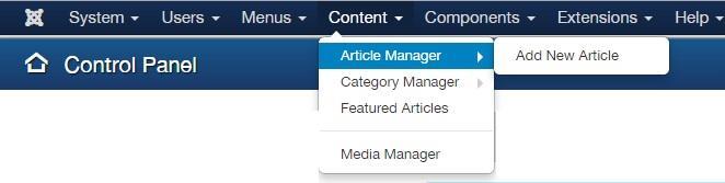 Overview The Article Manager is the place to make changes to the content on each individual web page.
