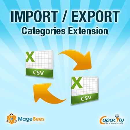Import Export Categories Extension User Manual https://www.magebees.