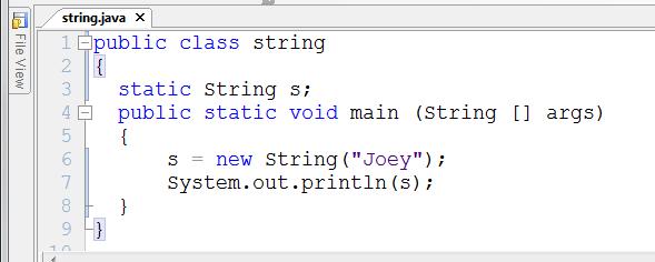 String output Now we
