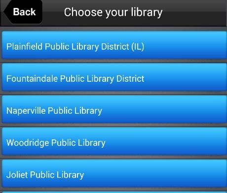 Choose the Joliet Public Library and