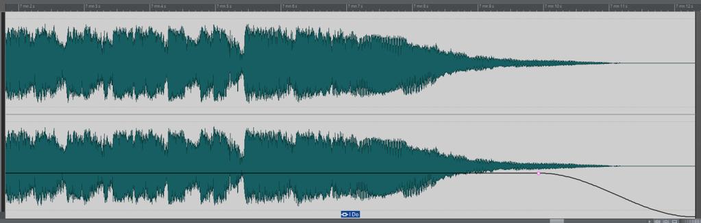 Step 5 Fades Getting the start and end of the song right is a simple but critical step in mastering. You will need to trim any excess silence from the start and end of the song.