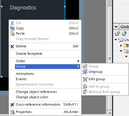 Right-click on the slide-in and select "Group > Ungroup" in the menu.