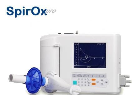 Model name: SpirOx pro Spirometer System, Portable pulmonary function The portable pulmonary function measurement instrument can be used to measure: 1. Vital capacity (VC), 2.
