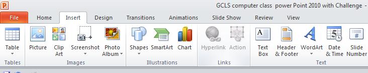 animations. Select the desired animation effect.