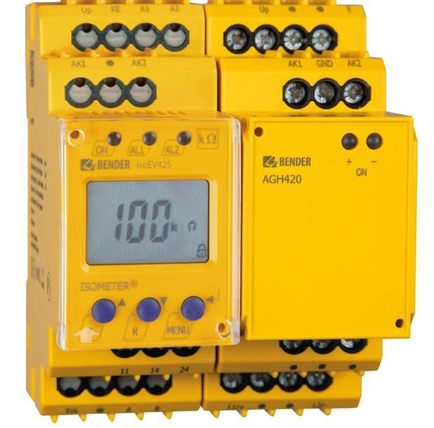 with coupling device AGH420 Insulation monitoring device for unearthed DC
