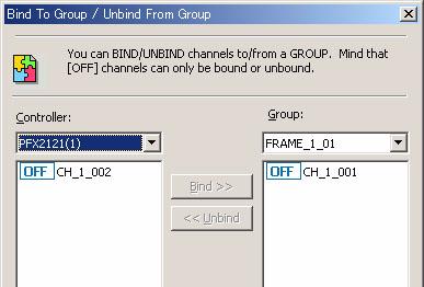 Binding Channels to Groups On the Test Executive, all actions concerning test execution are performed against groups or channels bound to groups.