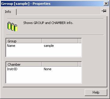 Properties Display You can display properties of the controllers, groups, and channels on the Test Executive.